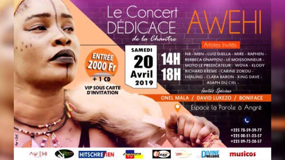 Chantre Awehi, la nouvelle égérie du gospel se dévoile avant  son concert du 20 avril.